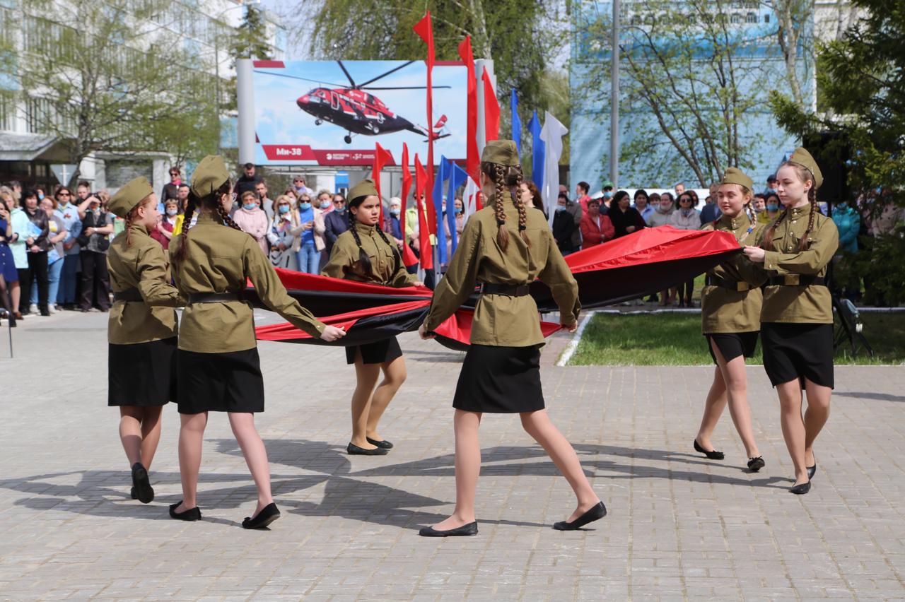 День Победы на Казанском вертолетном заводе