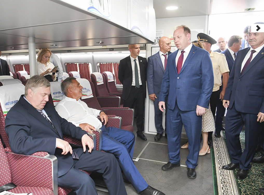 Презентация судна на подводных крыльях «Метеор-2020» в Ульяновске Презентация судна на подводных крыльях «Метеор-2020» в Ульяновске