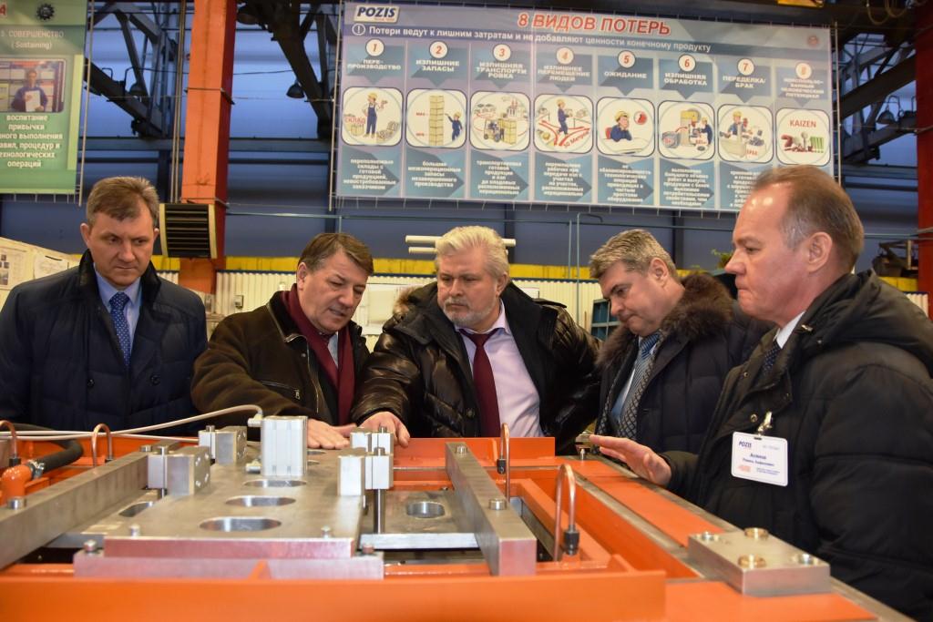 Гендиректор Техмаша Владимир Лепин посетил POZIS