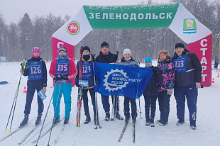 Сегодня на базе спорткомплекса «Маяк» прошла самая масштабная лыжная акция страны - «Лыжня России»