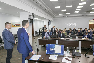 ПАО «КАМАЗ» с деловым визитом посетила делегация Казанского национального исследовательского технического университета имени А.Н. Туполева – КАИ (входят в состав СоюзМаш России).