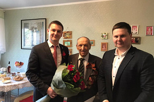 Поздравление участников ВОВ с Днем Победы!
