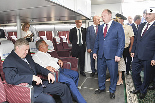 Презентация судна на подводных крыльях «Метеор-2020» в Ульяновске